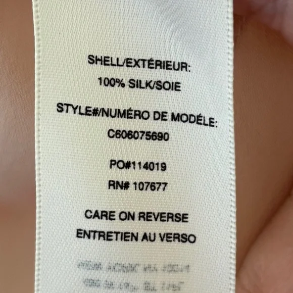 Alice + Olivia Arlene Silk Wrap‎ Georgette Blouse Shirt in Petal Ballerina Pink - Picture 9 of 10